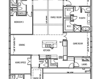 Living area at 1209 Silver Falls DR - 4 bed 3 bath home