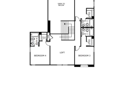 Primary bedroom at 121 Christian Springs DR - 4 bed 4 bath home