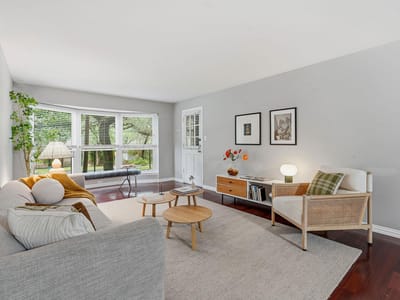 Living area at 1210 Windsor RD Unit #104 - 2 bed 2 bath home