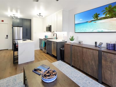 Living area at 1212 Guadalupe ST Unit #704 - 1 bed 1 bath home