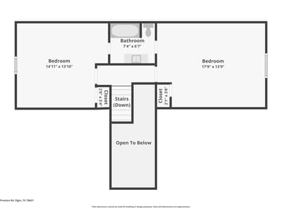 Primary bedroom at 122 Dodd Preston RD - 4 bed 2 bath home
