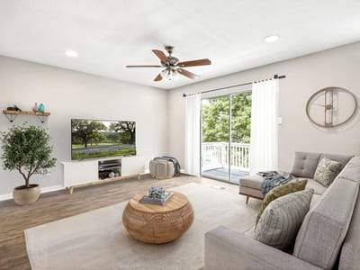 Living area at 122 Rush Hvn Unit #F093 - 3 bed 3 bath home