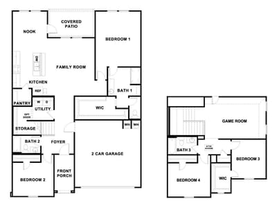 Living area at 12213 Silverton Tree Bnd - 3 bed 3 bath home