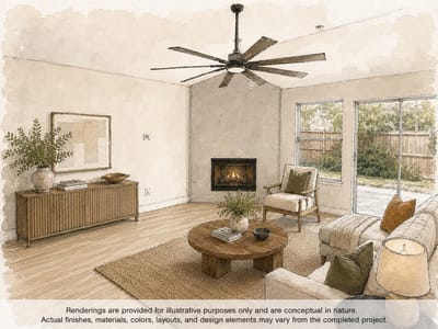 Primary bedroom at 12316 Sugar Leaf PL - 3 bed 2 bath home