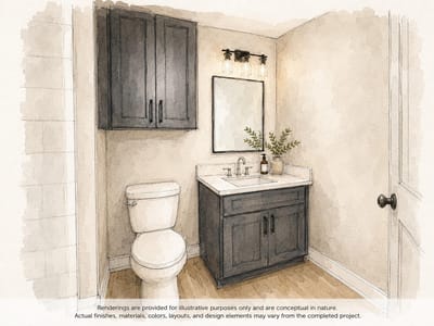 Bathroom at 12316 Sugar Leaf PL - 3 bed 2 bath home
