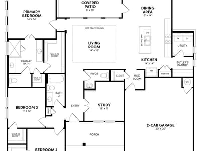 Living area at 124 Antoinette WAY Unit #103 - 3 bed 2 bath home