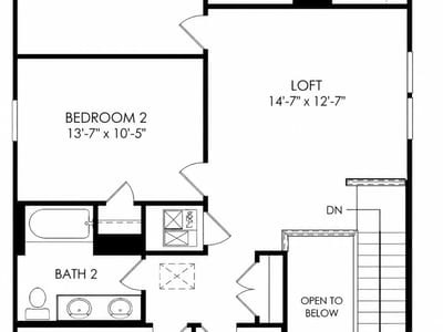 Primary bedroom at 124 Banyon DR - 3 bed 2 bath home