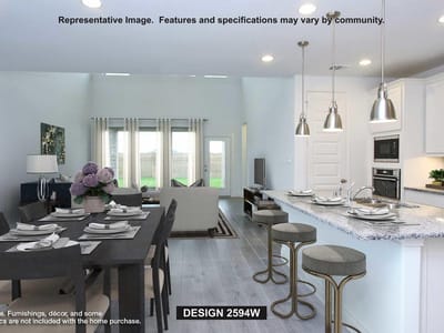 Living area at 124 Bright Light WAY - 4 bed 3 bath home