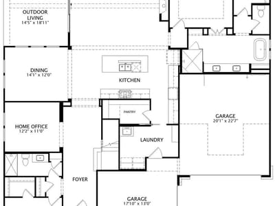 Living area at 124 Clancy DR - 5 bed 4 bath home
