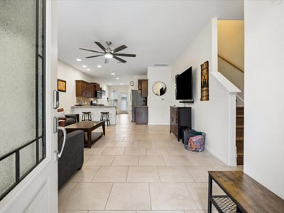 Living area at 124 Homily DR - 3 bed 2 bath home