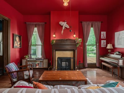 Primary bedroom at 124 N Hamilton St - 3 bed 1 bath home