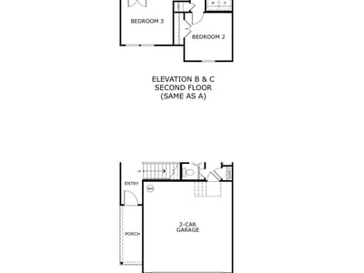 Primary bedroom at 124 Sycamore Pines - 3 bed 2 bath home