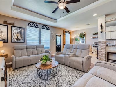Living area at 124 Thrasher CV - 3 bed 2 bath home