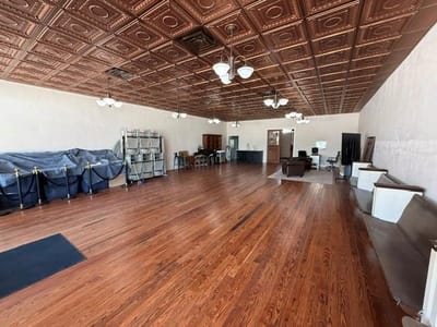 Primary bedroom at 124 W Vaughan ST - Original Bertram, Bertram, TX