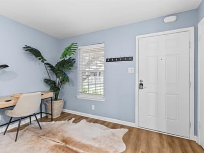 Living area at 1240 Barton Hills DR Unit #108 - 1 bed 1 bath home