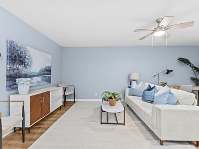 Primary bedroom at 1240 Barton Hills DR Unit #108 - 1 bed 1 bath home