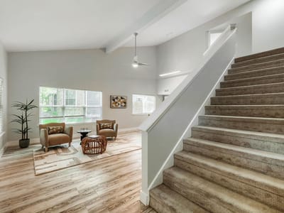 Living area at 12410 Blossomwood DR - 4 bed 2 bath home