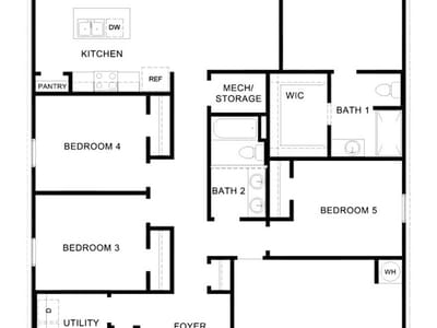 Living area at 125 Baby Calf Roping RD - 5 bed 2 bath home