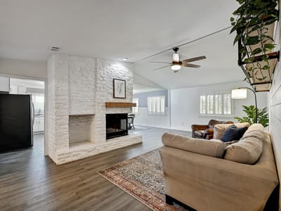 Living area at 12501 Preece DR - 3 bed 2 bath home