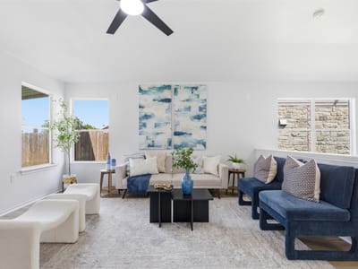 Living area at 12720 La Paz Ln - 3 bed 2 bath home
