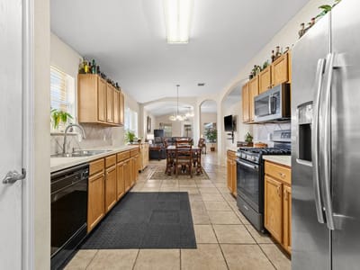 Primary bedroom at 12800 Starbrimson Trl - 3 bed 2 bath home