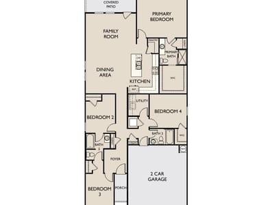 Living area at 12817 Kentucky Warbler DR - 4 bed 3 bath home