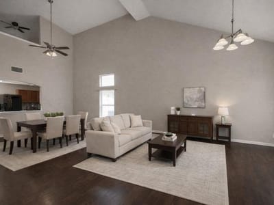 Living area at 12909 Noche Clara Dr - 3 bed 2 bath home