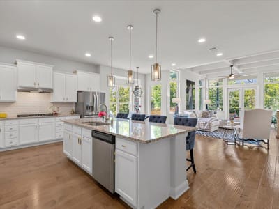 Living area at 1300 Deering Creek DR - 3 bed 2 bath home