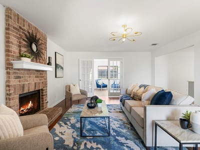 Living area at 13004 Esplanade St - 3 bed 2 bath home