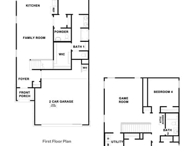Living area at 13008 Cattle Rustler RD - 4 bed 2 bath home