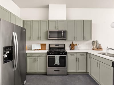 Bathroom at 1301 Chicon ST Unit #203 - 2 bed 2 bath home