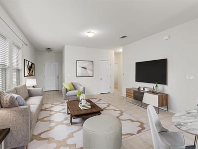 Living area at 13017 Foreston DR - 3 bed 2 bath home