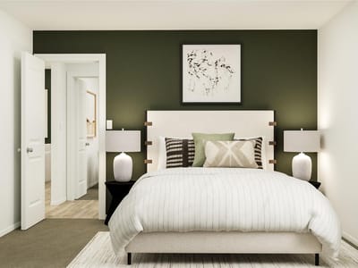 Primary bedroom at 1304 Hermosa Gdns - 3 bed 2 bath home