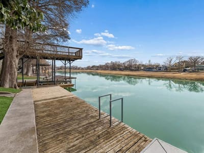Primary bedroom at 1307 Terminal Loop Rd - W G Koehler, McQueeney, TX