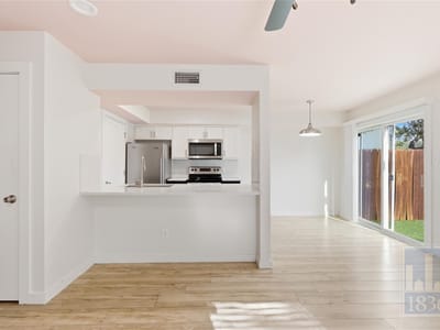 Living area at 1308 Southport DR Unit #D - 2 bed 1 bath home