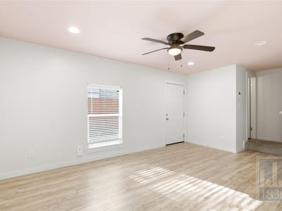 Primary bedroom at 1308 Southport DR Unit #D - 2 bed 1 bath home