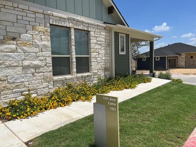 Living area at 131 Ace LN Unit #101 - 2 bed 2 bath home