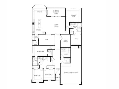 Living area at 131 Shumard Peak CV - 4 bed 3 bath home