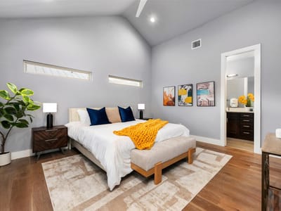 Primary bedroom at 1310 Cedar Ave - 3 bed 2 bath home