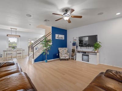 Living area at 1316 Hensley DR - 3 bed 2 bath home