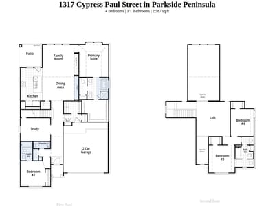 Kitchen at 1317 Cypress Paul St - 4 bed 3 bath home
