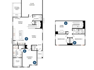 Living area at 132 Tenny LN - 3 bed 2 bath home