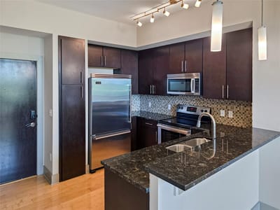 Living area at 1320 Robert Browning ST Unit #308 - 1 bed 1 bath home