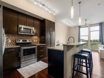Living area at 1320 Robert Browning ST Unit #408 - 1 bed 1 bath home