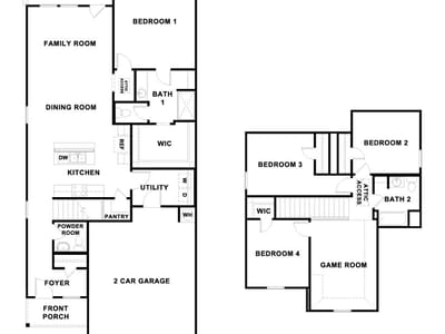 Living area at 13200 Cerise Queen Way - 4 bed 2 bath home