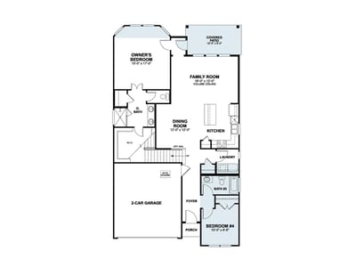 Living area at 13202 Stabler Dr - 4 bed 3 bath home