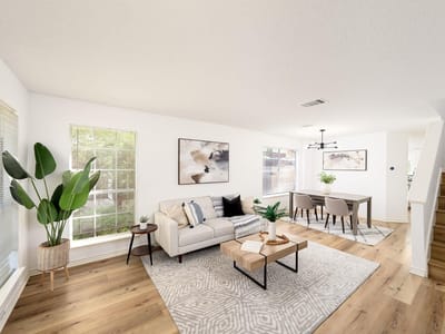Living area at 13208 Vendrell DR - 3 bed 2 bath home