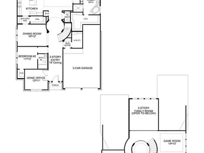 Living area at 1321 White Daisy Ln - 4 bed 3 bath home