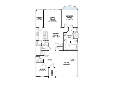 Living area at 13214 Stabler Dr - 3 bed 2 bath home