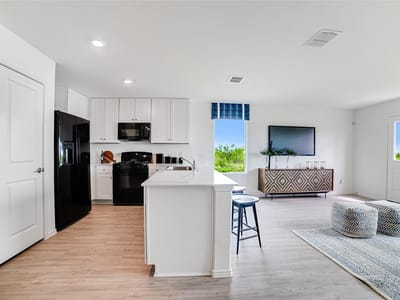 Living area at 13216 Eastland Dr - 4 bed 2 bath home